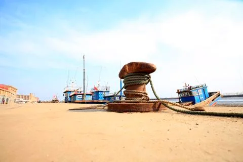 Mooring dolphin Stock Photos