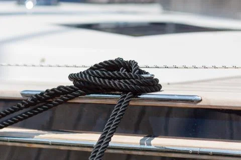 Mooring rope Stock Photos