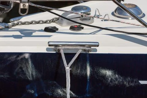 Mooring rope Stock Photos