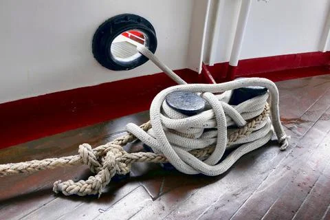 Mooring Ropes Stock Photos