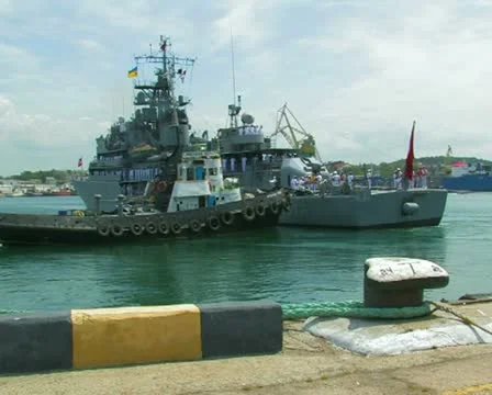 Mooring warship. #38 Stock Footage 10732024