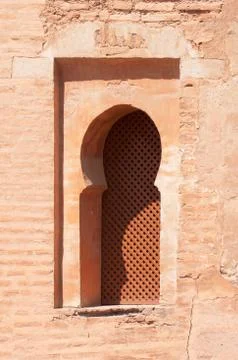 Moorish-style window Foto stock