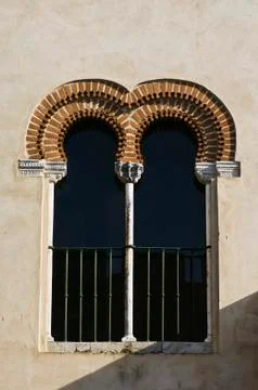 Moorish window Stock Photos