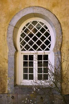 Moorish window Stock Photos