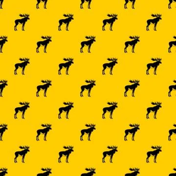 Moose pattern vector Ilustración de archivo