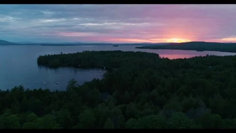 Moosehead Lake Sunset Vidéo 317780607