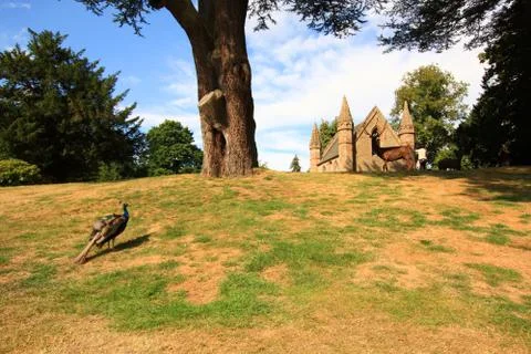 Moot or boot hill on the grounds of scone castle, scotland Stock Photos
