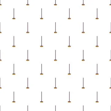 Mop cleaning pattern on white background Stock Illustration