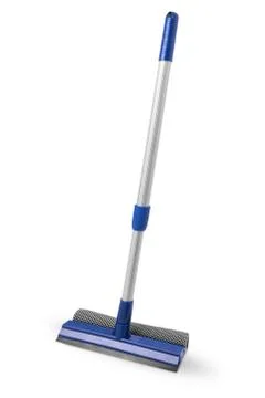Mop for cleaning windows Stock Photos