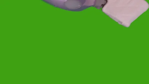 Mop on a Green Screen, Video stock 128761887