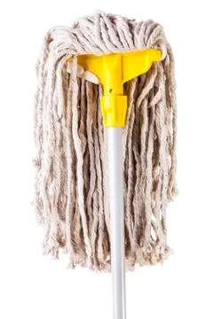 Mop head isolated Stock Photos