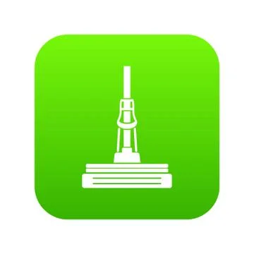 Mop icon, simple style Illustration