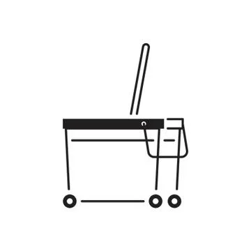 Mop pail Stock Illustration