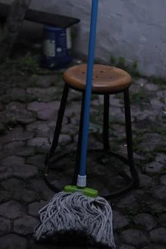 The mop  Stock Photos