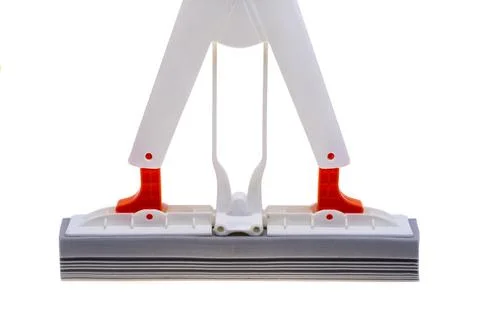 Mop with wringer isolated Stock Photos