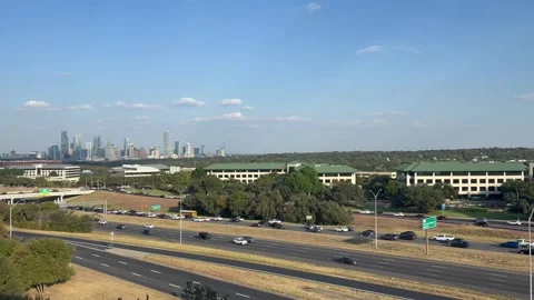 Mopac Austin Texas traffic northbound on 10-2-2025 Stock Footage 318241802