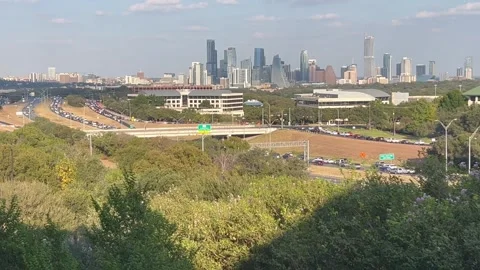Mopac Austin Texas traffic northbound on 10-2-2025 Stock Footage 318241826