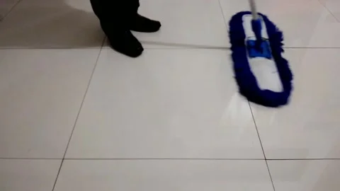 Mopping floor Stock Footage 167926486