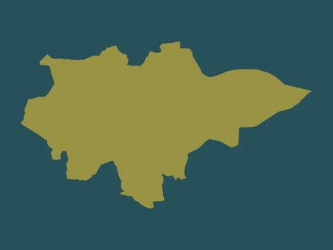 Mopti, Mali. Solid color shape Illustrazione stock