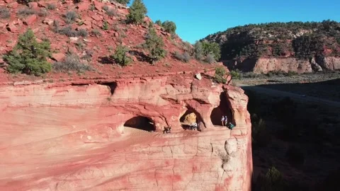 Moqui Cave in Kanab, Utah Stock Footage 179891689