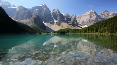 Moraine Lake 스톡 동영상 1064925