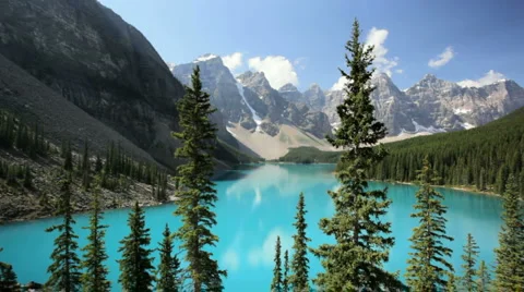 Moraine Lake Video stock 1064943