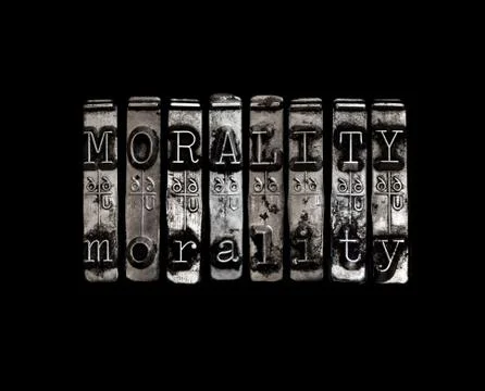 Morality concept Stock Photos