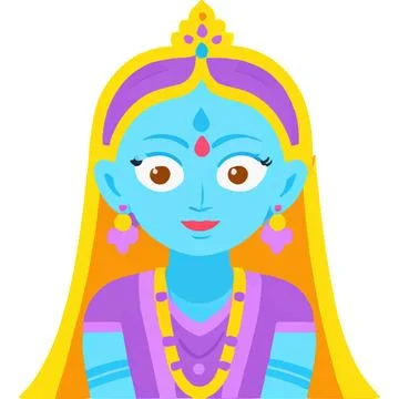 Morality Hindu Deity Love Devotion Prayer Stock-Illustration