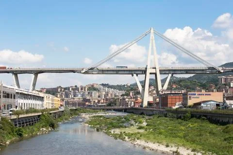 Morandi bridge Stock Photos