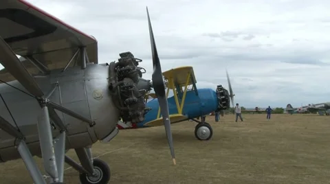 Morane Saulnier MS 317 Stock Footage 7761403