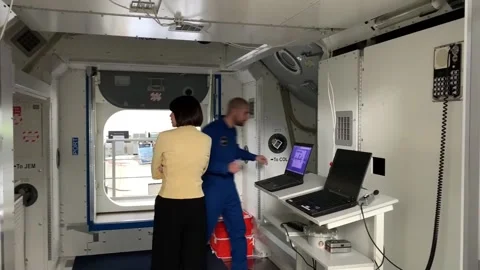 Morant, proud of Spanish astronaut and proud that Spain gives opportunities to t Stock Footage 273362425