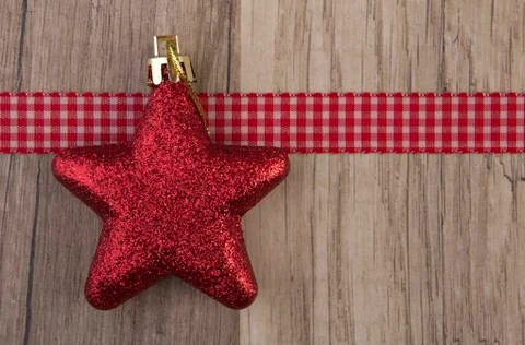 Moravian star red Stock Photos