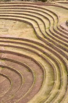 Moray terraces, Cusco Stock Photos
