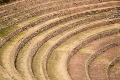 Moray terraces, Cusco Stock Photos