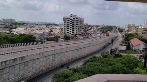 Morbi Overbridge Overview: Vehicles in Motion Видео 284697701