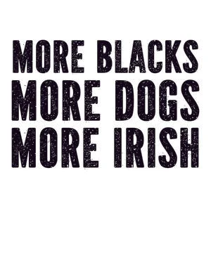 More Blacks, More Dogs, More Irish Stock Illustration
