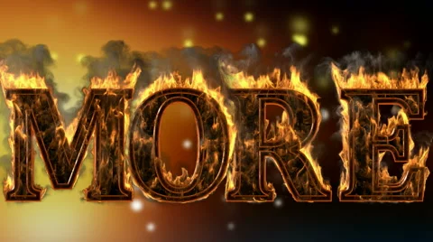 More . burning word on glowing background Vídeos de archivo 42543363