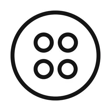 More button icon black and white vector sign Stock Illustration