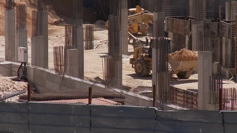 More Construction in the West Bank Video stock 77590710