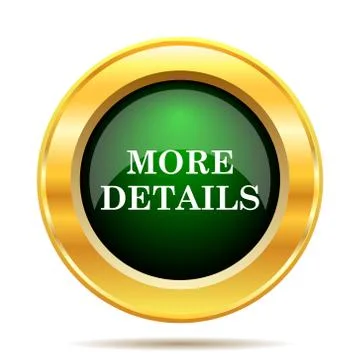 More details icon. Internet button on white background.. Stock Illustration
