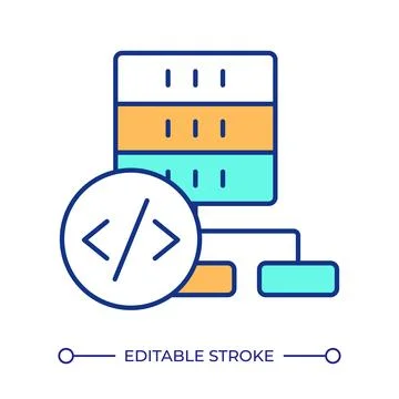 More developer control RGB color icon Stock Illustration