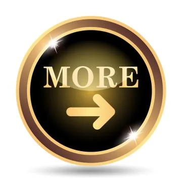 More icon. Internet button on white background.. Stock Illustration