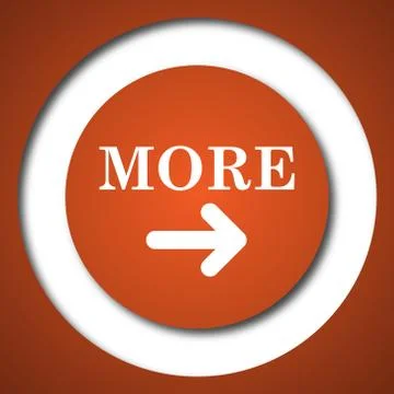 More icon. Internet button on white background. . Stock Illustration