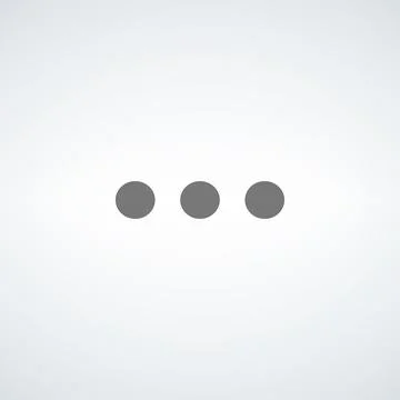 More icon, three dots icon, settings button. Stock Vector illustration isolat 스톡 일러스트