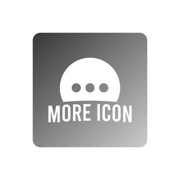 More icon vector Stock Illustration