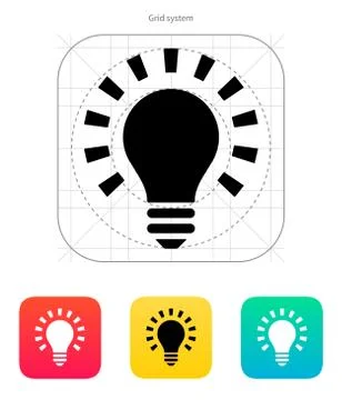 More light icon. Vector illustration Stock Illustration