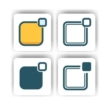 More multimedia icon for mobile, web, and presentation with flat color vector Ilustración de archivo