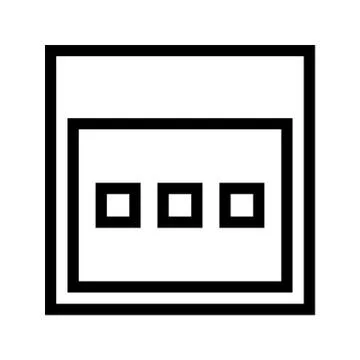 More Option Setting Icon  Stock Illustration