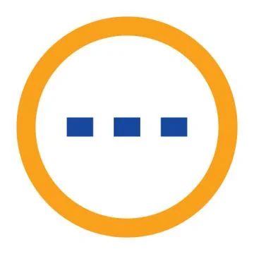 More Options Dot Button, Web Menu Icon. Stock Illustration