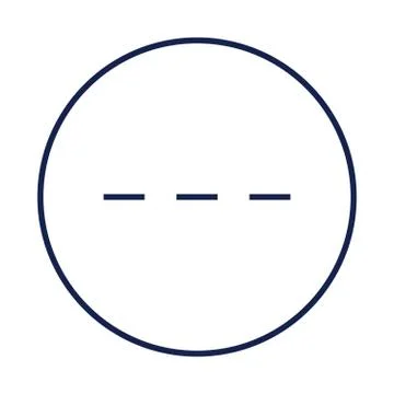 More Options Dot Button, Web Menu Icon. Stock Illustration